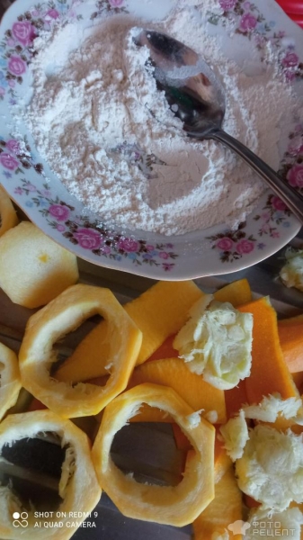 Рецепт: Кабачки жареные с яйцом - панированные в муке Рецепт: Кабачки жареные с яйцом - панированные в муке