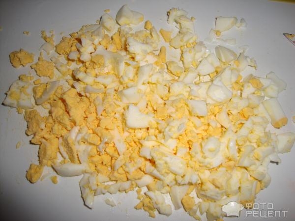 Рецепт: Крабовый салат классический с рисом - та самая классика. с чего всё начиналось.