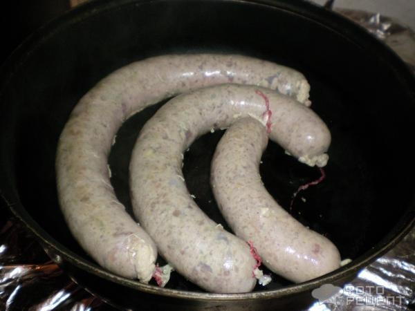 Рецепт: Купаты домашние - На сковороде!