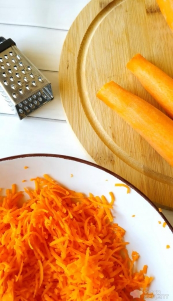 Рецепт: Морковные кексы - с чиз-кремом