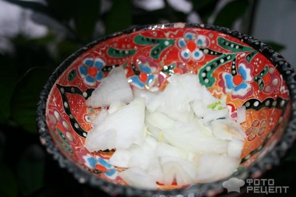 Рецепт: Салат "Авокадо" - с помидорами и луком