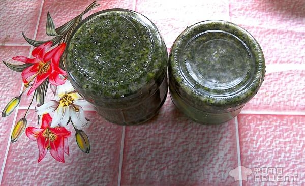 Рецепт: Сухая засолка зелени - Простая заготовка укропа на зиму без заморозки и сушки. Рецепт без весов.