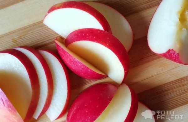 Рецепт: Сырники сладкие - без муки с яблоками