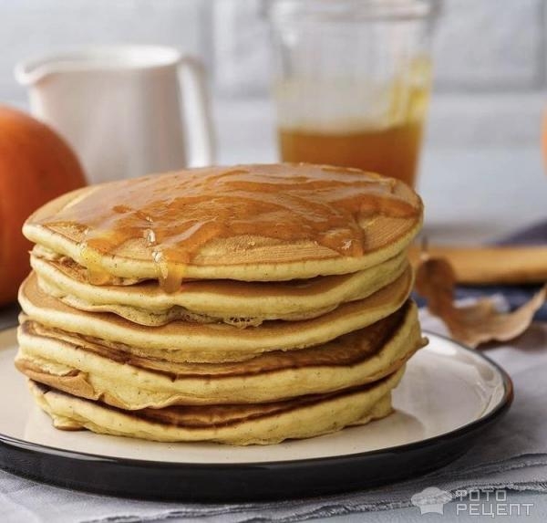 Рецепт: Тыквенные панкейки - тыкву в таком виде едят все