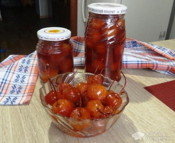 Рецепт: Варенье из райских яблок с лимоном - Варенье из детства. Рецепт: Варенье из райских яблок с лимоном - Варенье из детства.