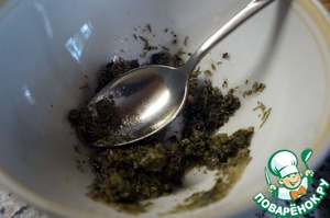 Треска в свекольных листьях