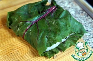 Треска в свекольных листьях