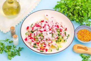 Окрошка постная