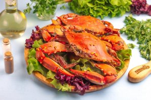 Краб в духовке Краб в духовке