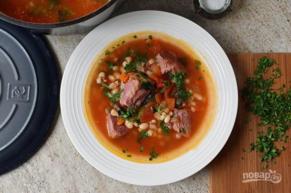 Суп из свиной рульки Суп из свиной рульки