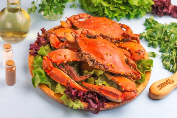 Краб в духовке Краб в духовке