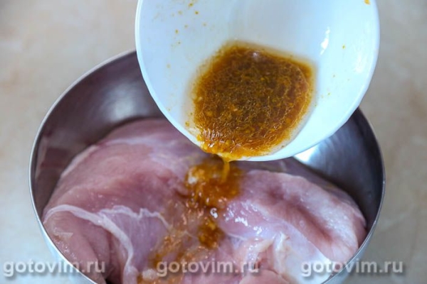 Филе индейки в духовке с апельсиновым маринадом Филе индейки в духовке с апельсиновым маринадом