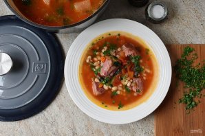 Суп из свиной рульки Суп из свиной рульки