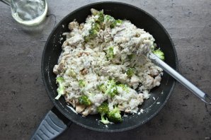 Рисовая запеканка с брокколи Рисовая запеканка с брокколи