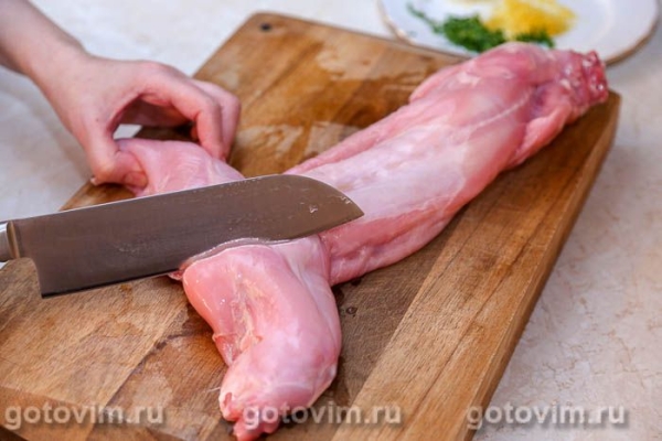 Кролик в сметане с лимоном, петрушкой и чесноком Кролик в сметане с лимоном, петрушкой и чесноком