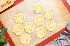 Печенье с ромашкой