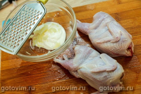 Перепела тапака в мультиварке Перепела тапака в мультиварке