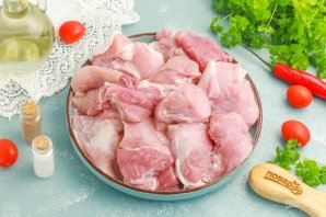 Шашлык из свинины в майонезе