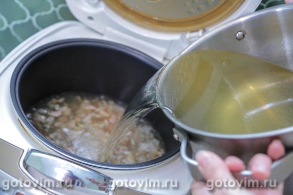 Рыбный суп с креветками и беконом в мультиварке Рыбный суп с креветками и беконом в мультиварке