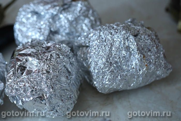 Фаршированный картофель с овощами и сыром моцарелла