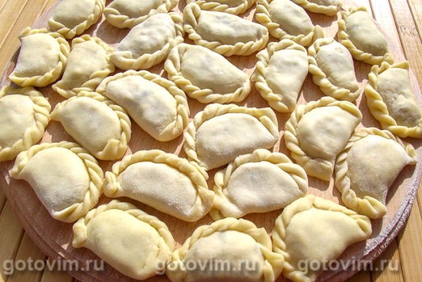 Вареники с сёмгой
