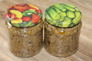 Грибная икра через мясорубку на зиму