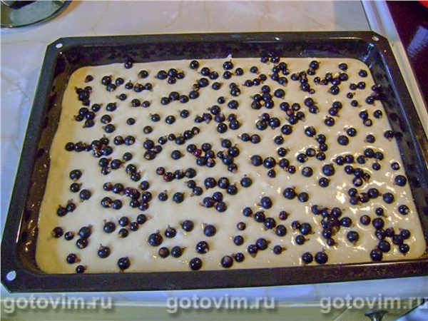 Летний кекс с ягодами