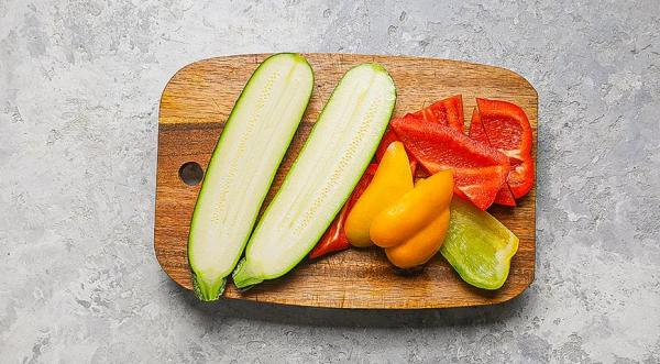 Салат из спагетти с овощами-гриль, пошаговый рецепт с фото на 499 ккал