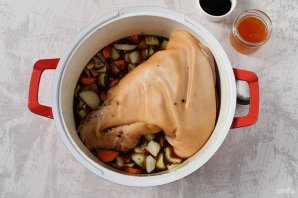 Рулька в пиве