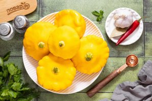 Консервированные патиссоны