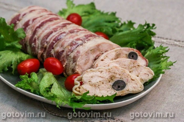 Террин из курицы «Праздничный» Террин из курицы «Праздничный»