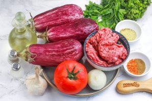 Баклажаны фаршированные по-азербайджански