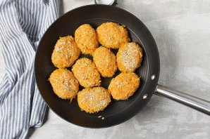 Постные котлеты из тыквы