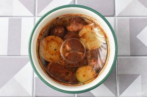 Шашлык из сердечек индейки Шашлык из сердечек индейки