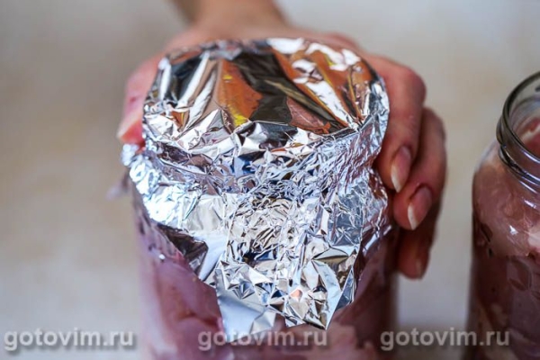 Куриная тушенка в желе Куриная тушенка в желе