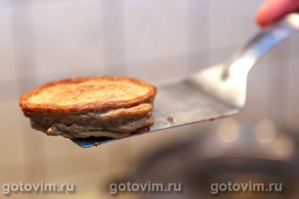 Пышные оладьи из печени