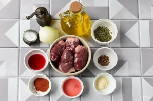 Шашлык из сердечек индейки Шашлык из сердечек индейки