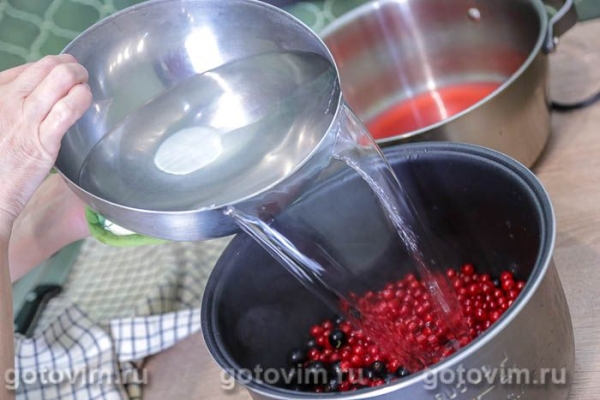 Компот из красной и чёрной смородины в мультиварке Компот из красной и чёрной смородины в мультиварке