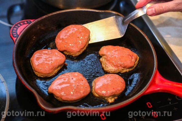 Пышные оладьи из печени
