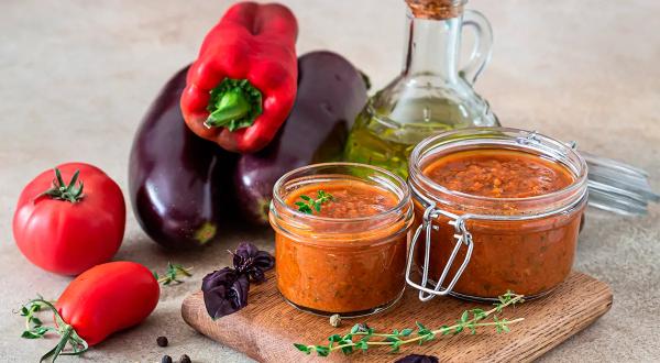 Баклажанная икра без уксуса, пошаговый рецепт с фото на 199 ккал