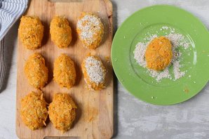 Постные котлеты из тыквы