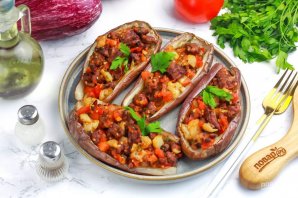 Баклажаны фаршированные по-азербайджански