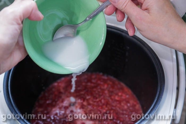 Свиная отбивная с соусом из красной смородины в мультиварке