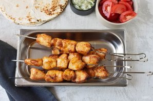 Шашлык из куриной грудки