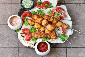 Шашлык из куриной грудки